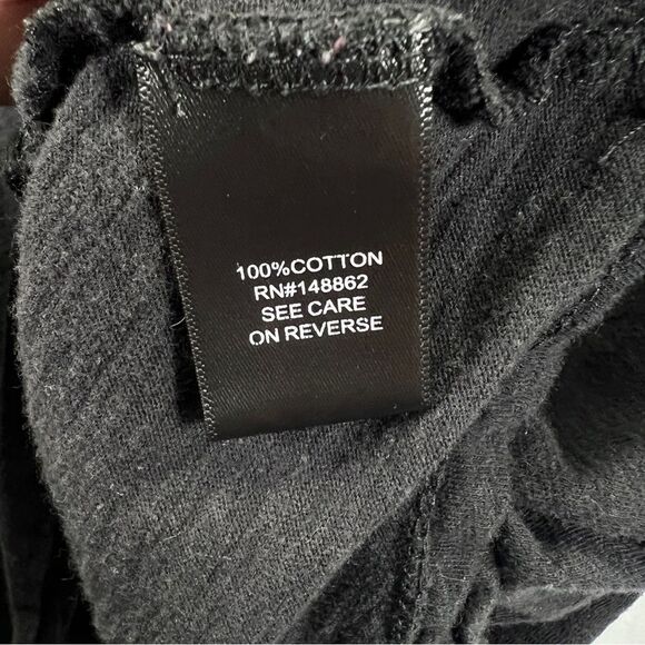 Heritage by Torrid Black Floral Short Sleeve Top - Picture 7 of 9